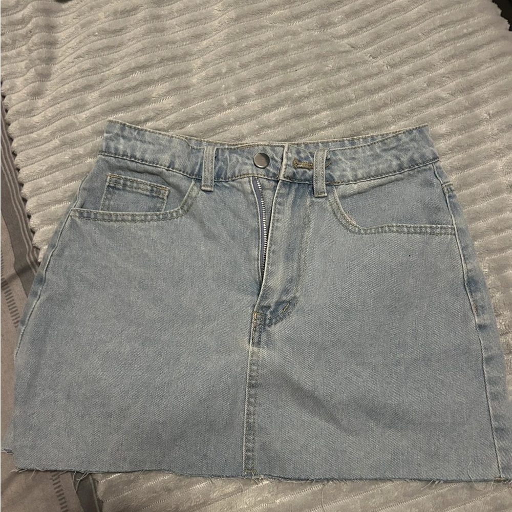 Classic Denim Mini Skirt